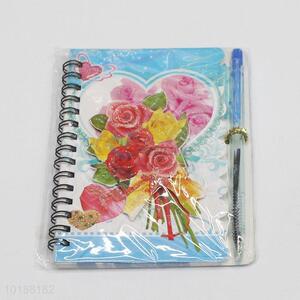 New Design Spiral Notebook with Pen