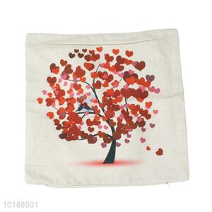 Fashionable low price loving heart tree pillowcase