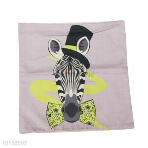 Promotional cheap zebra pillowcase