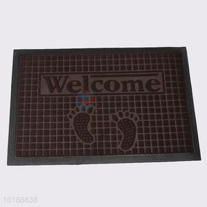 Brown Color Lovely Footprint Pattern Door Mat Floor Mat