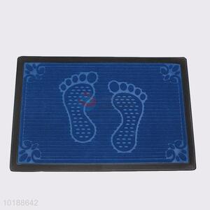 High Quality Blue Footprint Pattern Floor Mat