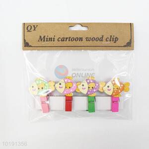 Cute fish shaped photo clip/paper clip/wood clip