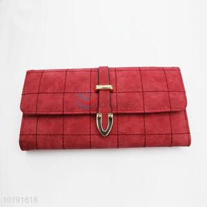 Modern Lady Red PVC Leather Wallet Fashion Gift