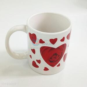 Loving heart ceramic water/coffee/milk cup