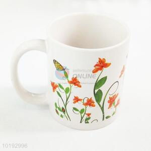 Wholesale flower ceramic water/coffee/milk cup