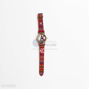 Canvas belt quartz dress woman watch