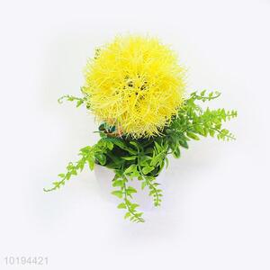 Excellent Quality Yellow Flower Artificial Plant