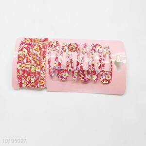 Printed snap hair clip/hair accessories