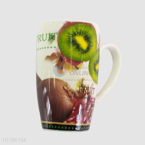 Eco-friendly Fruit Pattern Ceramic Cup Coffee Mug