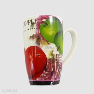 High Quality Apple Pattern Ceramic Cup Coffee Mug