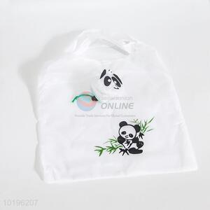 Lovely Panda Printed White Shopping Bag Wholesale