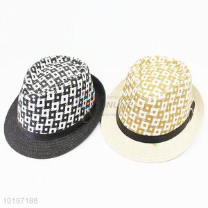 Fashionable men paper straw panama hat