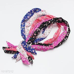 Lovely Pattern Printed Fabric Iron Wire Headband Wholesale