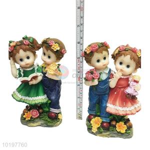 Fashion Style Decorative Kid Shaped Polyresin Craft