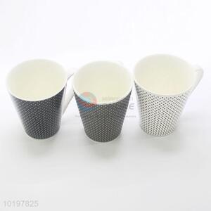 Fashion polka dot pattern ceramic mark cup