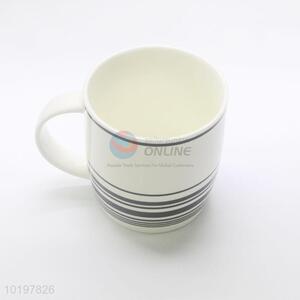 Creative gift striped ceramic coffee cup