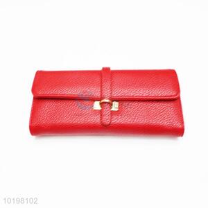 High Quality Red Rectangular Purse/Wallet for Daily Use