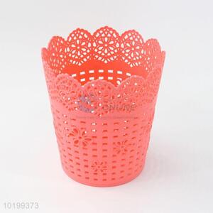 Top Quality High Sales Pink Hollow Out Storage Bucket