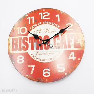 Competitive price large wooden quartz wall clock