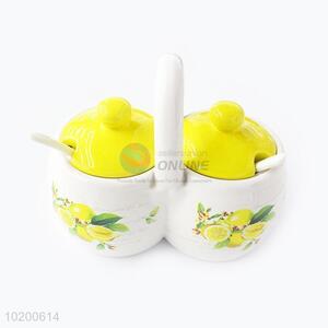 Top Quality Ceramic Printing Condiment Bottle