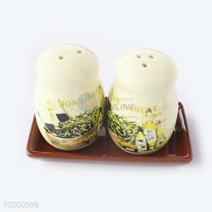 Recent Design Ceramic Printing Condiment Bottle