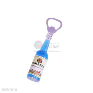 Low price new style winebottle shape fridge magnet