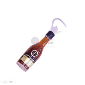 Normal low price winebottle shape fridge magnet