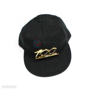 Custom Black Baseball Cap With Creative Logo