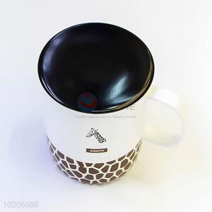 Fashion Style Ceramic Mug Tea Cup with Lid