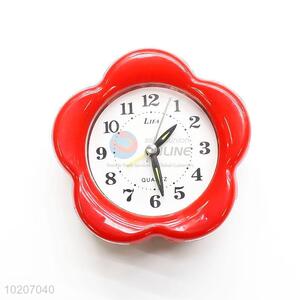 Cheap Price Alarm Clock Mini Table Clock in Flower Shape