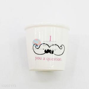 Lovely Mustache Pattern Ceramic Cup for Sale