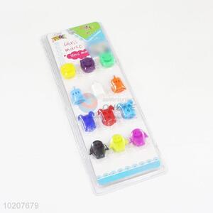 12 pieces cartoon design glass marker