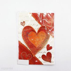 Top quality low price fashion loving hearts greeting card