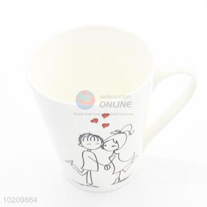 Cute design wholesale ceramic coffee cup coffee mug ceramic teacup