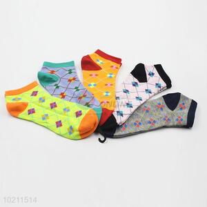 Women ankle short custom polyester socks