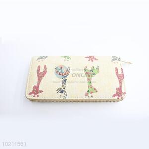 Wholesale Nice Canvas Purse&Wallet with Brass Zipper for Sale