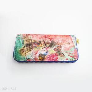 New Design PU Purse&Wallet with Polyester Zipper for Sale