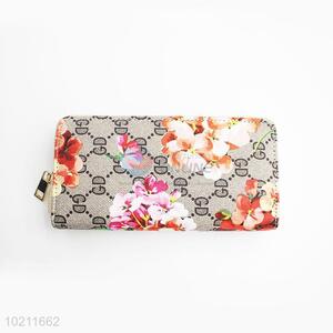 Factory High Quality PU Purse&Wallet with Polyester Zipper for Sale