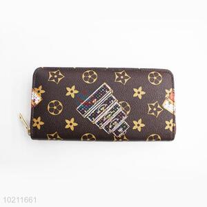 Wholesale Supplies PU Purse&Wallet with Polyester Zipper for Sale