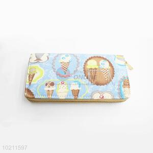 Wholesale Nice PU Purse&Wallet with Brass Zipper for Sale