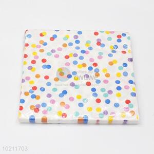 New arrival colorful dot napkin tissue/napkin paper