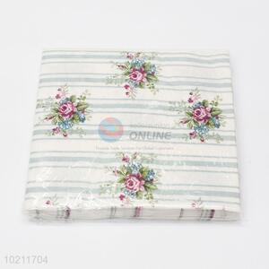 Promotional dinner flower napkin tissue/napkin paper