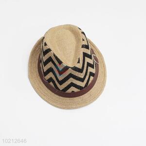 Wavy pattern straw cowboy hats for kids