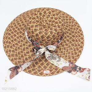 High Quality Women Waves Large Brim Sunbonnet Fedoras Lady Sun Hat