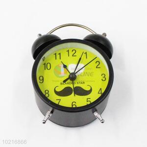 Fashionable low price black&yellow alarm clock