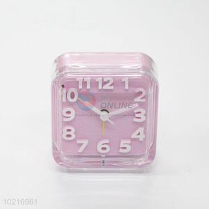 Great cheap new style pink alarm clock