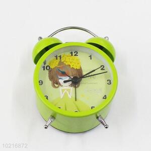 Promotional best fashionable green alarm clock