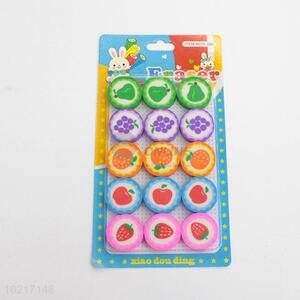 Hot Sale Children Cute 3D Fruit Shaped Erasers