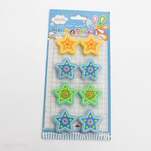 Environmental TPR school Star 3D Eraser for Kids