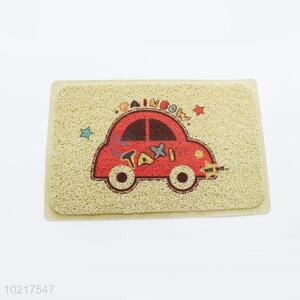 Promotional Car Pattern PVC Floor Mat for Home Use